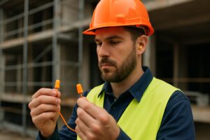 Protetor auricular na construção civil: qual modelo oferece melhor conforto e segurança